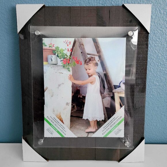 BARNWOOD + 8 x 10 Acrylic FLOATING FRAME ~ Studio Décor ~ NEW - Picture 11 of 11